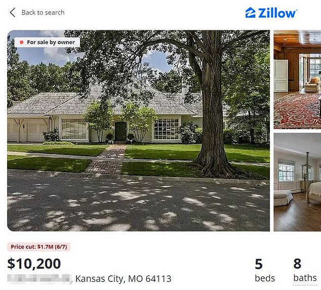 Kansas City couple have their million dollar ranch listed on Zillow