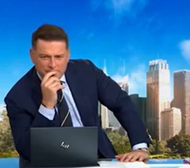 Karl Stefanovic was 'worried' after an iconic guest appeared to fall asleep during an awkward segment on Wednesday's Today show