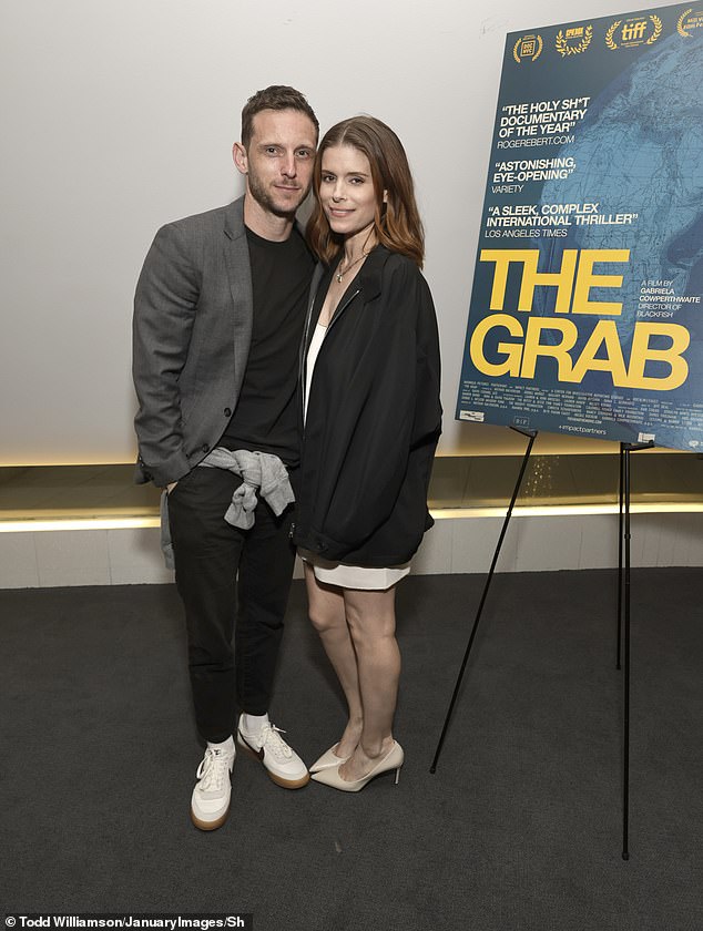 Hours before their dinner, the couple attended a screening of the documentary film The Grab, which follows 