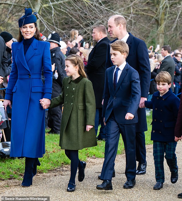 Kate was last seen at a royal event at the church in Sandringham on December 25, 2023