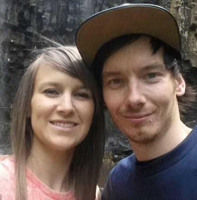 Katie Haley (left) was violently murdered by her jealous boyfriend Shane Robertson (right)