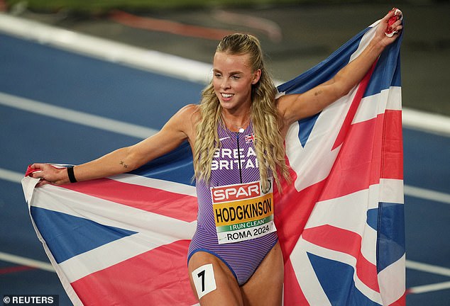 Keely Hodgkinson won European gold in the 800 meters on Wednesday, but had to work for it