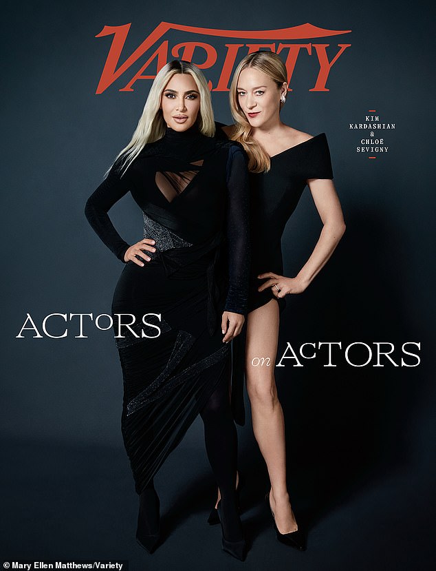 Variety unveiled the cover of its Actors on Actors issue on Monday featuring Ryan Murphy favorites Kim Kardashian (L) and Chloë Sevigny (R), and the reaction online was absolutely electric