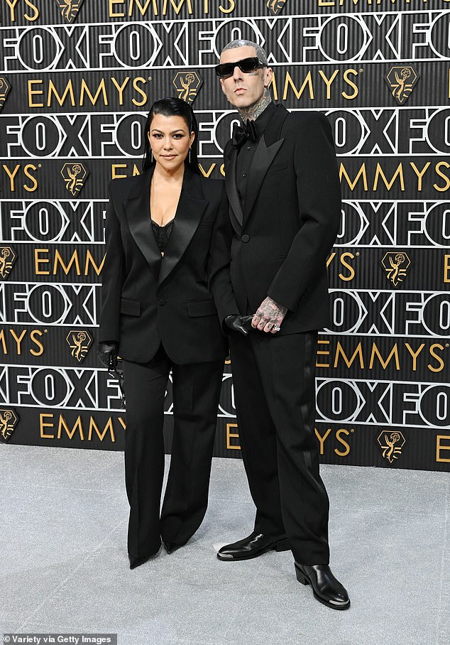 Kourtney Kardashian revealed she's finally ready to move in with her husband Travis Barker;  (photo January)