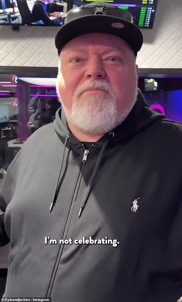 Kyle Sandilands decided to cancel his birthday party at the last minute on Monday because he didn't feel like getting out of bed