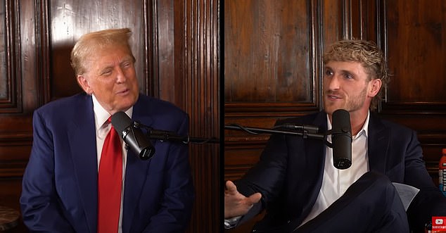 Logan Paul told Donald Trump he came close to replacing Mike Tyson in a fight against his own brother Jake