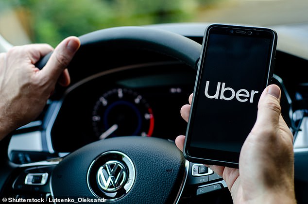 A new feature in the Uber app gives passengers the option to order a hybrid or electric car, in a bid to inspire Australians to make greener choices (stock image)