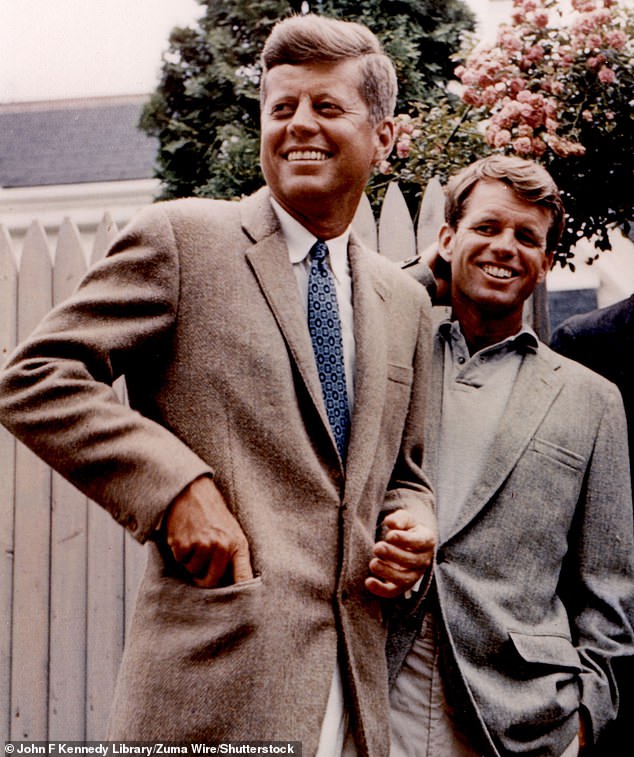 President John F. Kennedy and his brother Bobby both had simultaneous affairs with Marilyn.