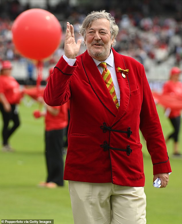 Stephen Fry (pictured) has attacked his former cricket club, saying it 