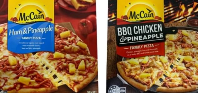 Some of Australia's most popular pizzas are being recalled from supermarkets across the country after metal was found in them.  The two recalled brands are shown