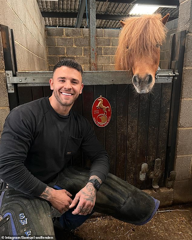 A horsesmith may not be the expected profession for a heartthrob influencer, but Samuel Wolfenden has captured hearts around the world