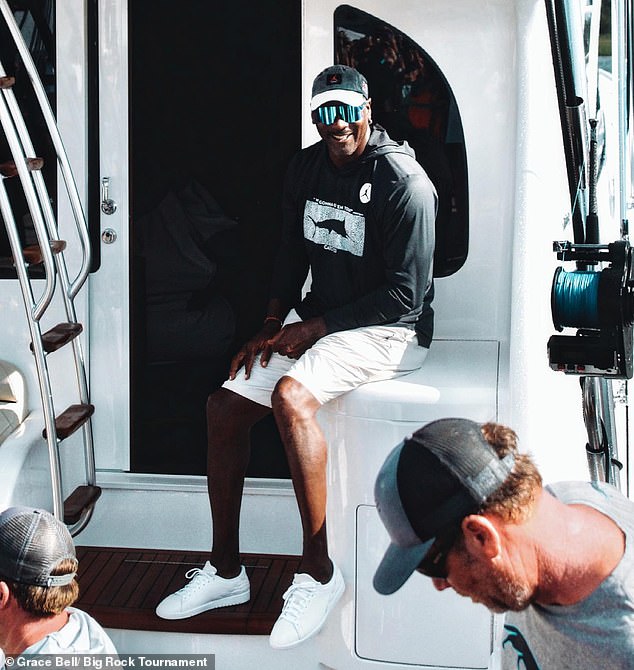 Michael Jordan took his yacht to a fishing competition in North Carolina this weekend
