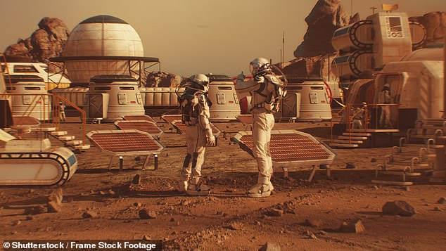 Missions to Mars could cause permanent kidney damage for astronauts, a new study warns (artist's impression)