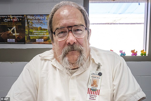 This photo provided by Missourians to Abolish the Death Penalty shows inmate David Hosier, Friday, June 7, 2024, at the Potosi Correctional Center in Potosi, Missouri