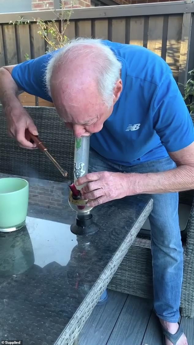 Video showed Forge smoking marijuana from a bong