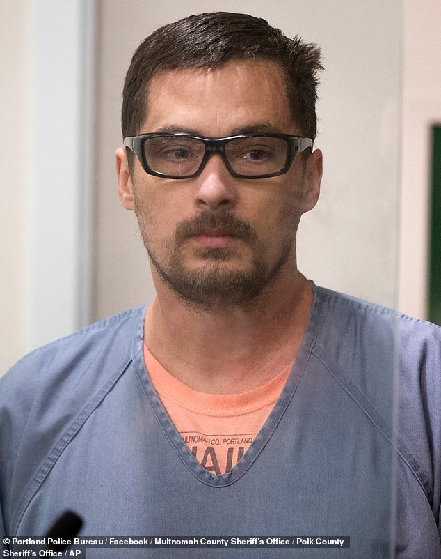 Suspected serial killer Jesse Lee Calhoun appeared emotionless as he came face to face with some of the victims' families in court Thursday