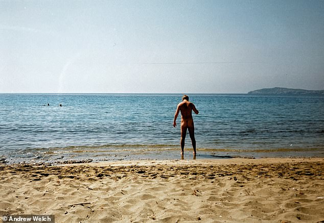 Andrew Welch (above), a spokesperson for British naturism, reveals how being naked can give a feeling of 'total well-being'