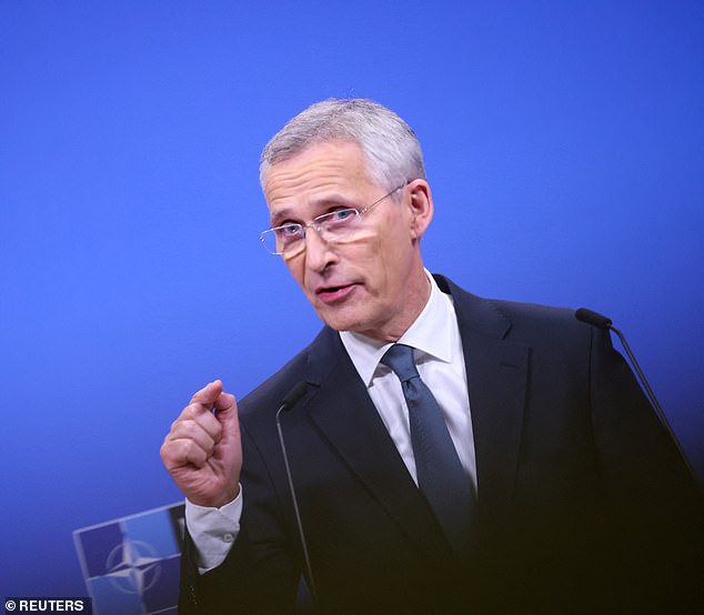 Jens Stoltenberg (pictured), NATO's 13th Secretary General, revealed that there were live discussions among members about removing missiles from storage and putting them on standby
