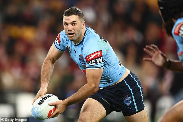 James Tedesco (pictured) will play in the State of Origin opener just days after being sacked