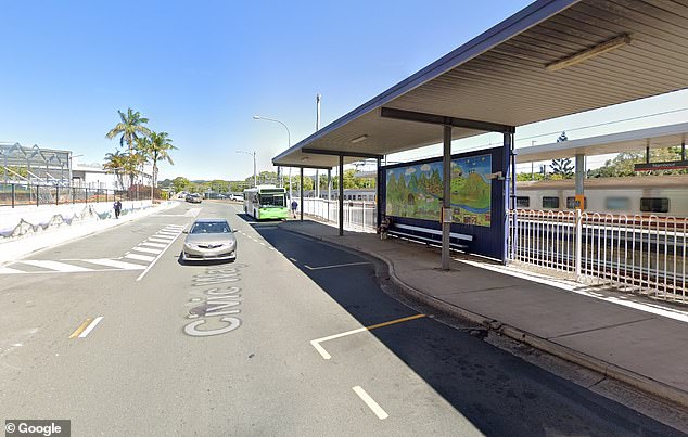 A man is in hospital fighting for his life after an alleged assault near the Nambour bus interchange north of Brisbane