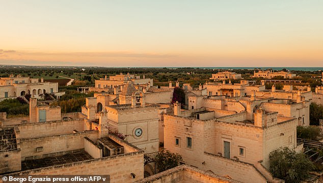 Borgo Egnazia is a completely medieval city and it cost $160 million to build.  It hosted Justin Timberlake's wedding to Jessica Biel