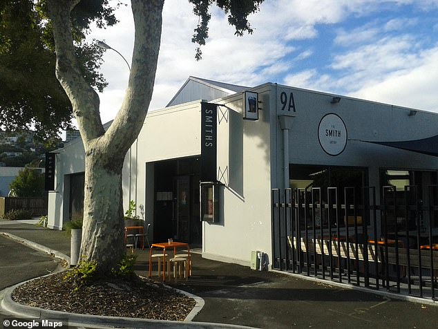 He had spent $12.50 on coffee and brioche and was happily working in the cafe (pictured) until he was told to leave after an hour because he wasn't going to buy anything else