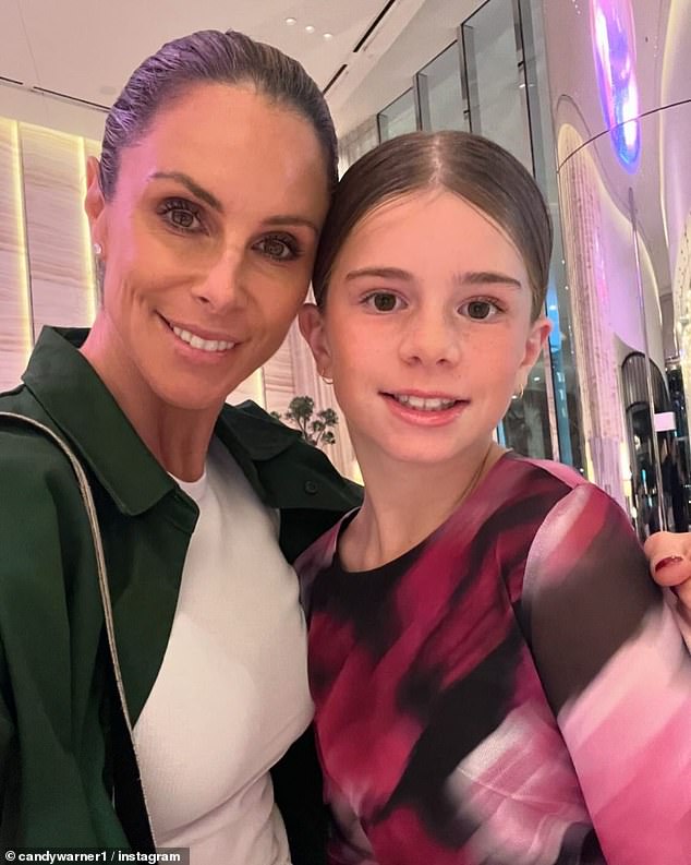 Candice and David Warner's eldest daughter Ivy, nine, has proven the apple doesn't fall far from the tree when it comes to her sporting skills