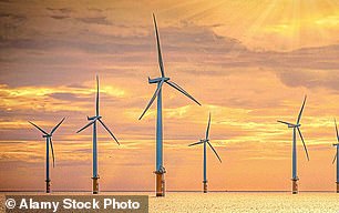Green energy: Norway's massive sovereign wealth fund has bought a 37.5% stake in the Race Bank wind farm, about 17 miles off the Norfolk coast