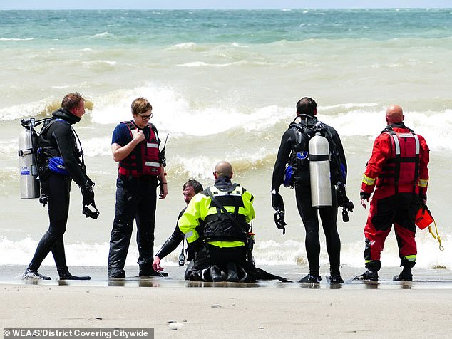 Combined rescue teams used helicopters, drones, divers and boats to search the Lake Erie area and eventually found Hunter's body on Tuesday afternoon.