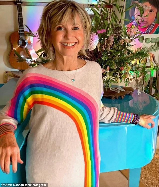 Olivia Newton Johns Instagram account FLOODED with anti LGBTQ comments after photo