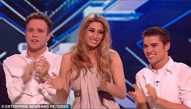 The Essex star shot to fame as a finalist on the 2009 edition of the ITV competition series (pictured with Stacey Solomon and eventual winner Joe McElderry)