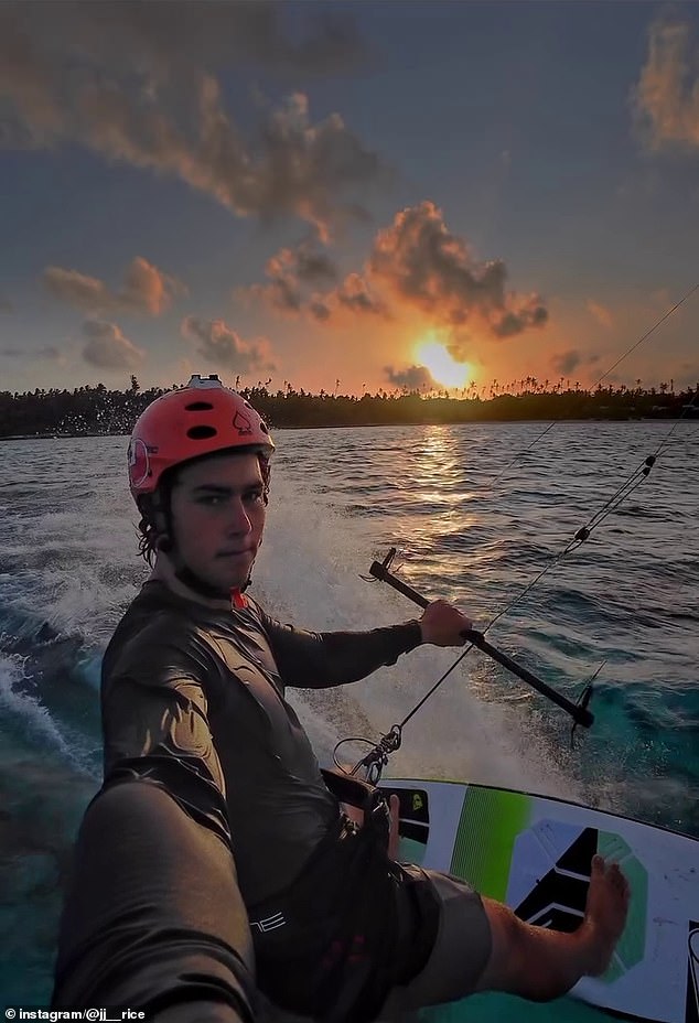 Kitefoiling star Jackson James Rice died a few weeks before his participation in Paris