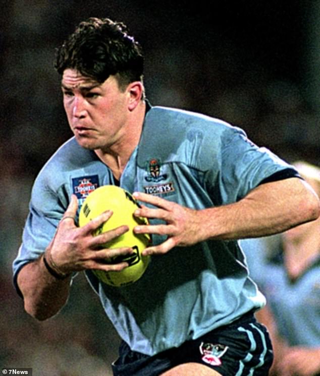 Carroll (pictured) was one of Origin's most feared strikers in the 1990s