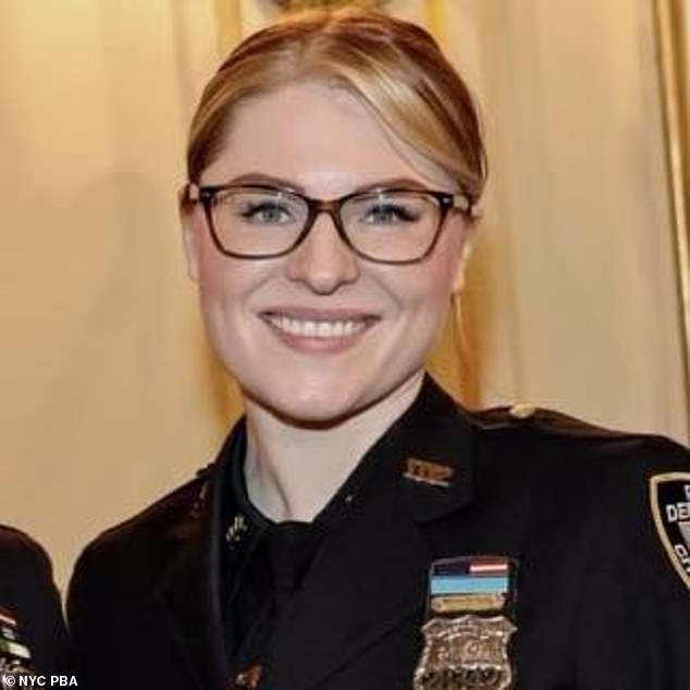 New York City police officer Emilia Rennhack, 30, was killed Friday when a suspected drunk driver crashed into a nail salon on Long Island