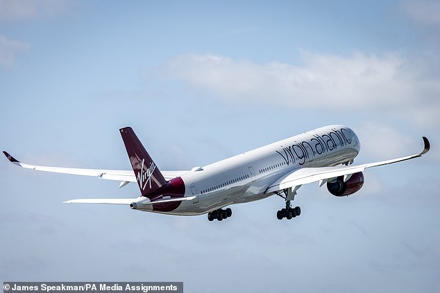 A cracked windshield forced Virgin Flight VS41 to make a U-turn and fly back to Britain on May 27 after the flight crew was terrified by the broken glass (Stock Image)