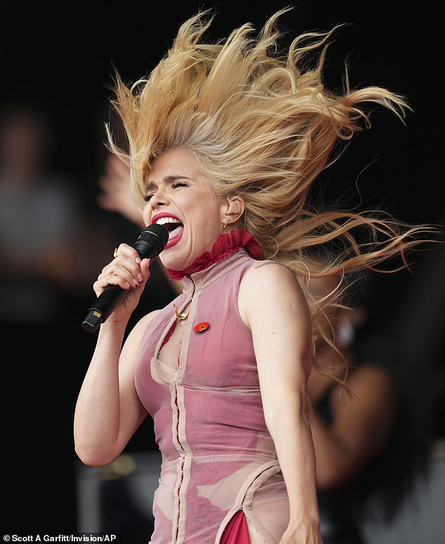 Paloma Faith, 43, was feeling better and was back on stage at Glastonbury on Sunday, just days after losing her voice and having to cancel her Southampton performance.