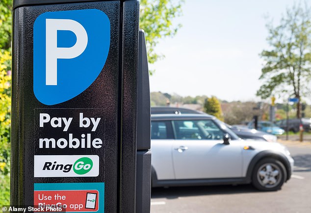 Drivers are increasingly forced to use their phones to leave their cars on the street or in a car park as meters and ticket machines are quickly withdrawn