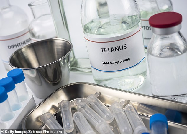 Hopes that a treatment for Parkinson's disease is on the horizon have been raised after research showed tetanus shots protect against the incurable disease (stock photo)
