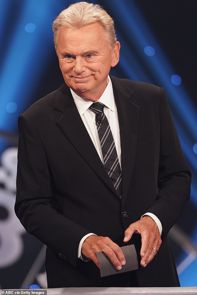 Pat Sajak wished a fond farewell to Wheel of Fortune during his final episode of the program, which aired Friday evening;  pictured on the Celebrity Wheel of Fortune in 2022