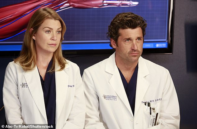 Dempsey has a string of hit films and TV shows to his name, but he is best known for his role as Derek 'McDreamy' Shepherd on Grey's Anatomy (pictured with Ellen Pompeo)
