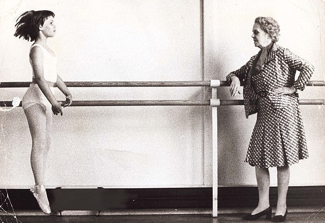 Lady Sarah Chatto seen at a ballet class in Hammersmith, west London, in 1974. The photo was taken by her father Lord Snowdon.  She was taught by Dame Ninette de Valois, the founder of the Royal Ballet School