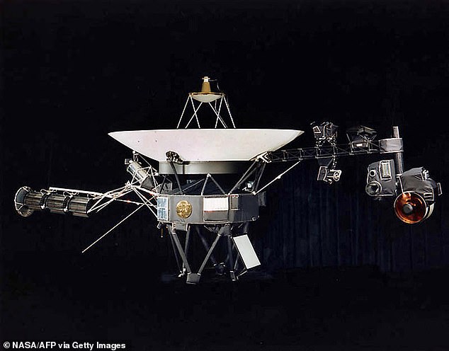 Voyager 1 was the first man-made object to leave our solar system and enter the space between the stars.  Its identical twin, Voyager 2, is 20 billion kilometers away and still functional