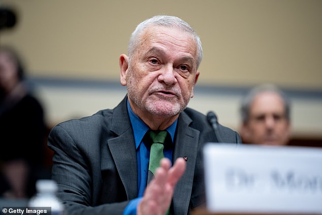 Fauci's former top aide, Dr.  David Morens, speaking during a House Select Subcommittee on the Coronavirus Pandemic hearing on Capitol Hill on May 22