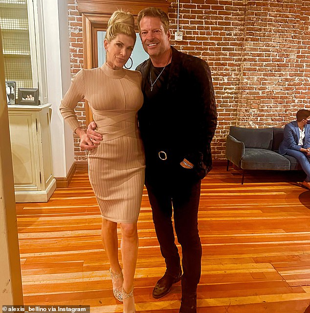 Alexis Bellino, 47, held nothing back about her sex life with her boyfriend John Janssen, 60, on the Two T's in a Pod podcast with RHOC's Tamra Judge and Real Housewives of Beverly Hills alum Teddi Mellencamp