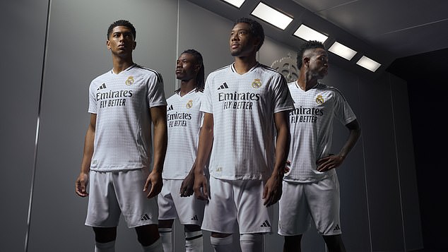 Real Madrid have unveiled their new home strip for the upcoming 2024-2024 season