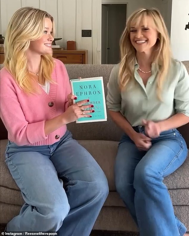 Reese Witherspoon proves she has a very close bond with her mini-me daughter Ava as they joke around during an adorable video