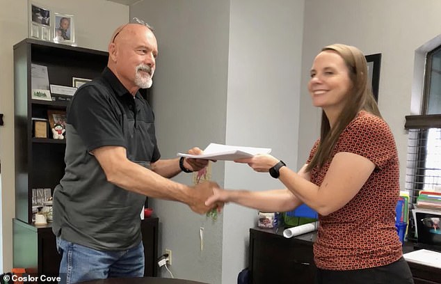 On Friday, Gleason completed the final paperwork to obtain ownership of the land from the state