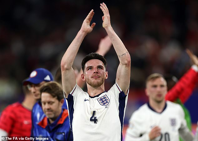 Declan Rice is a fan of drill music and performed the music in the aftermath of England's victory