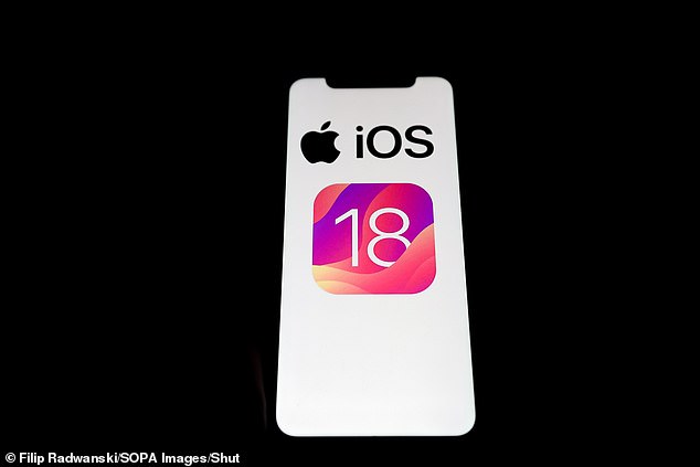 iOS 18 is expected to be generally available for the public to install on devices around mid-September (file photo)