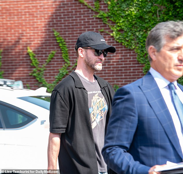 The 43-year-old star looked exhausted after his arraignment on Tuesday morning in Sag Harbor